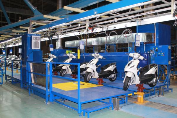 Chuyền sản xuất lắp ráp xe máy
